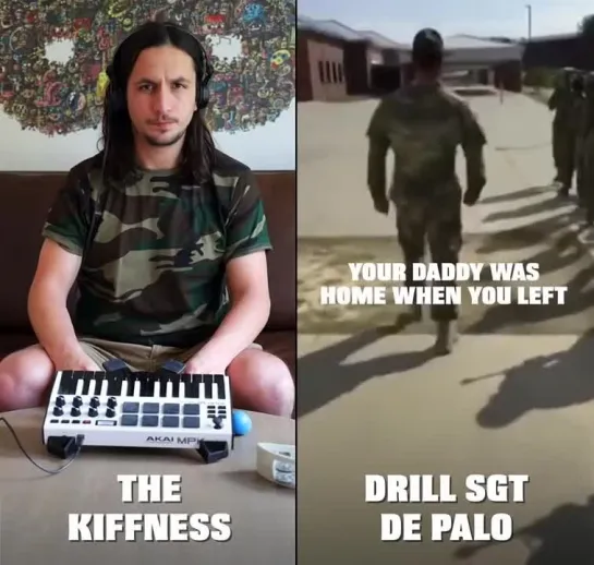 Drill Sergeant DePalo X The Kiffness - I Left My Home to Join the Army (Live Looping Cadence Remix) | Строевая Песня