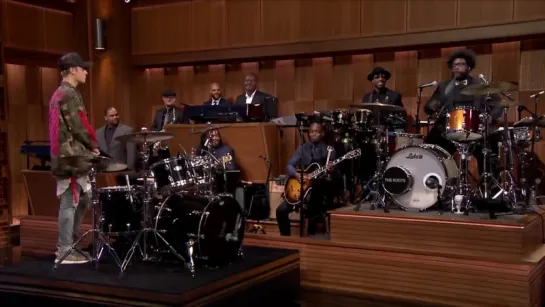 Justin Bieber and Questlove Drum-Off