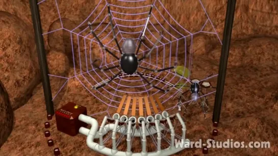 Steampunk Spider Band performs Electrorachnid Soda Pop - Animusic style Animated Music Video