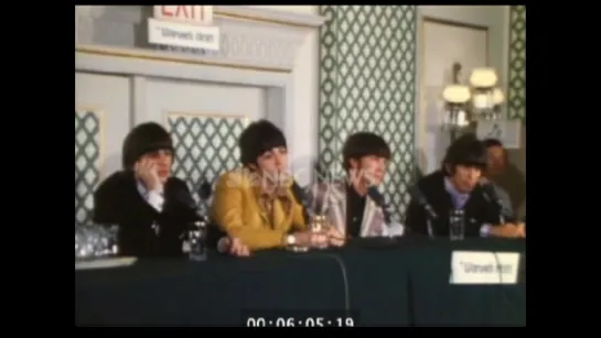 NYC Warwick Hotel press conference NBC raw footage (1966.08.22)