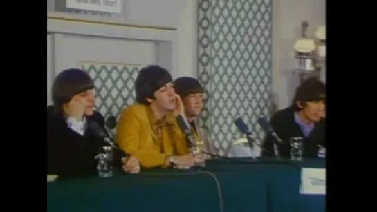 NYC Warwick Hotel press conference NBC colour no time code (1966.08.22)