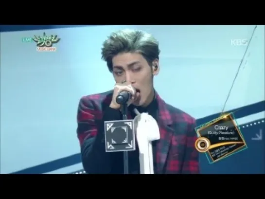 [2014.01.09] Jonghyun - Deja Boo+Crazy (ft.Iron)  | KBS Music Bank