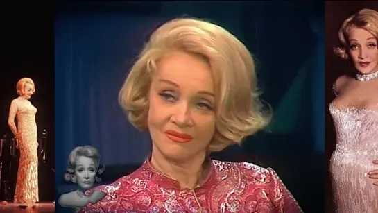 Marlene Dietrich gives an interview for Swedish TV on August 4, 1971