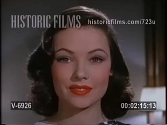 Test de cámara de Gene Tierney para "Thunder Birds" ("Thunder Birds" screen test)