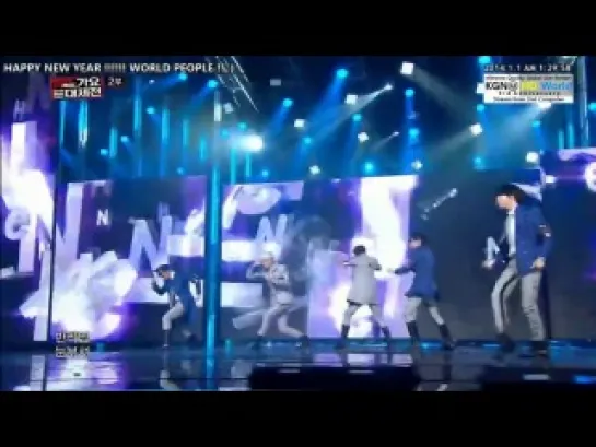 [2013.12.31] SHINee - Dream girl (Henry Piano) + Everybody @ MBC Gayo Daejejeon