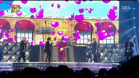 [2013.12.29] Lee Seung Chul, Woohyun, Hyunseung, Sandeul & Onew - My love @ SBS Gayo Daejun