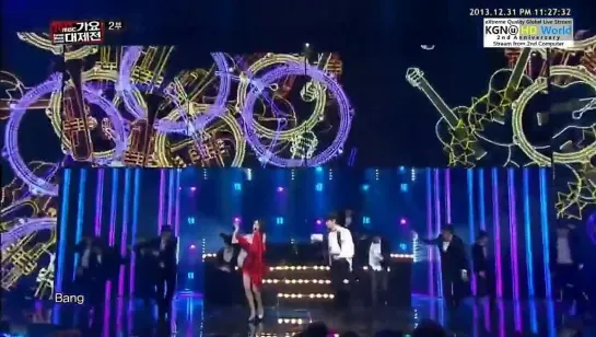 [2013.12.31] SNSD Tiffany & SHINee Key - Bang Bang @MBC Gayo Daejejeon