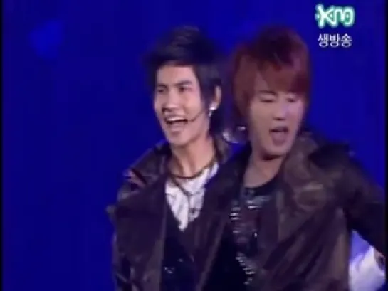 [2005.11.27]  DBSK - I Yah (HOT cover) | Mnet Korean Music Festival