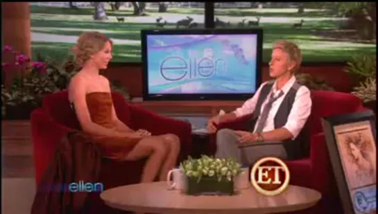 Taylor Swift Talks Kissing Taylor Lautner with Ellen