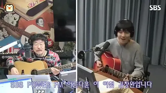 150210 Jung Yong-hwa on "Beautiful Morning" Radio. Mileage+Love Light