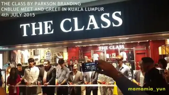 [Fancam] 150704 Official Launch For THE CLASS BY PARKSON BRANDING With CNBLUE In Kuala Lumpur