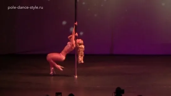 1 место Pole Exotic (начинающие) - Наталия Пчелкина. Третий турнир студии Pole Dance Style