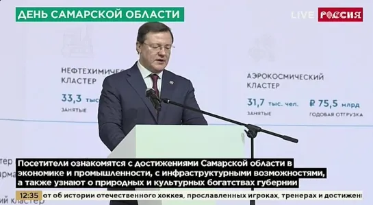 Дмитрий Азаров также назвал ключевые кластеры экономики Самарской области