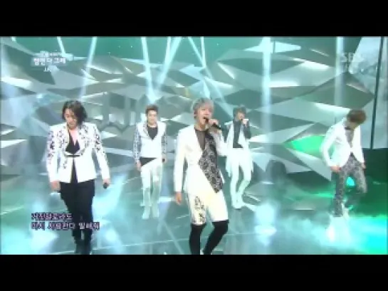 JJCC  - At First @ Inkigayo 140323