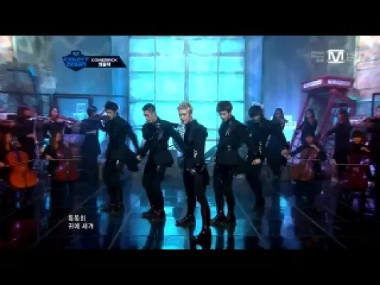 120112 MBLAQ - It's War @ Mnet M!Countdown