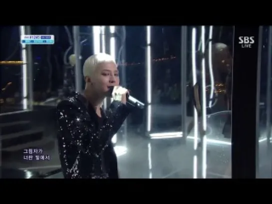 131013 G-Dragon feat. Jennie Kim - Black on Inkigayo