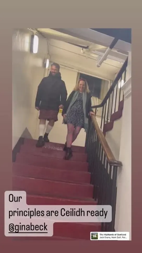 Julian and Gina in Scotland