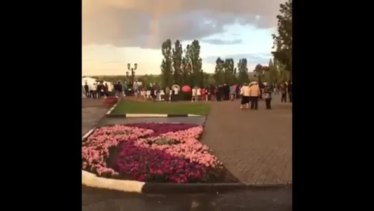 На репетиции авиашоу в Тамбове упал самолет. (07.07.2017)