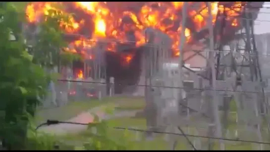 Взрыв на подстанции Томска (06.07.2017)