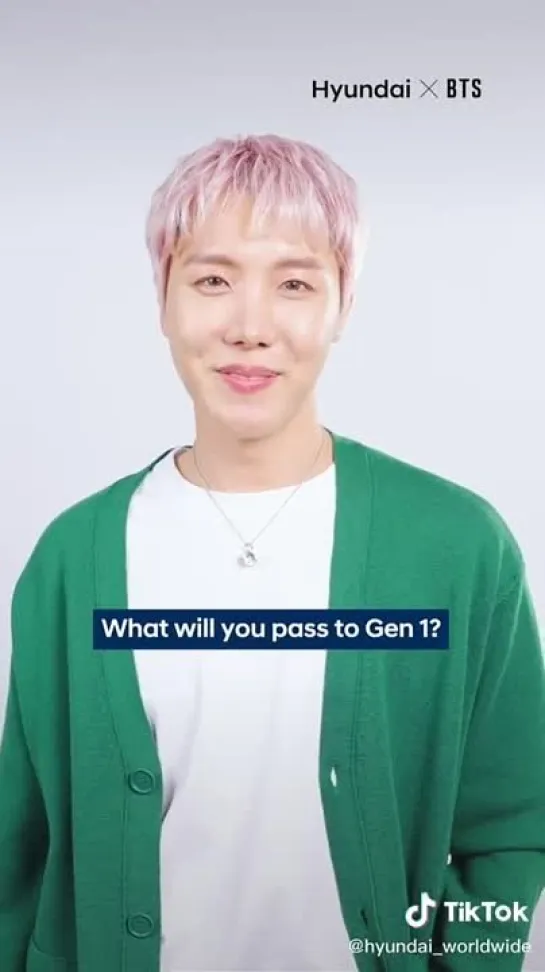 Relay the message with #BTS about what you want to #Pass2Gen1 now! #ExpectingGen1 #CarbonNeutrality #Hyundai