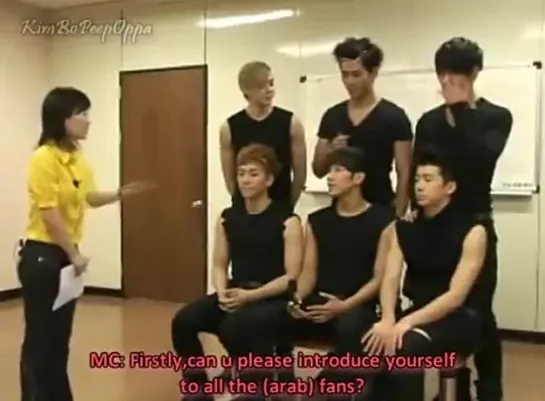 [Видео] 100514 2PM Arabic Interview CUTS (Funny word game)