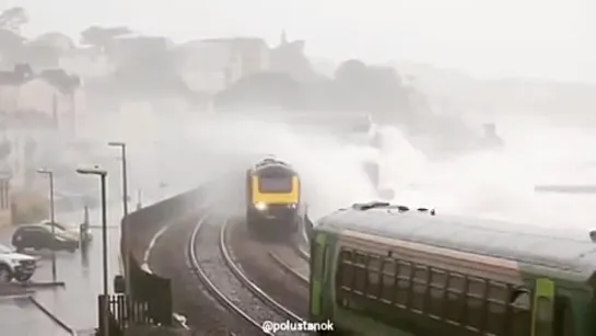 Железнодорожная линия Dawlish Warren  - Dawlish, Великобритания