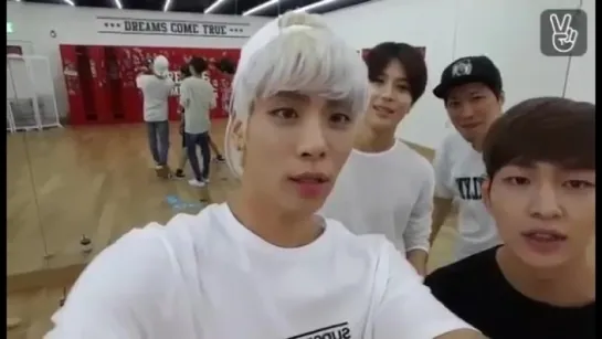 150805 SHINee DANCE PRACTICE ROOM