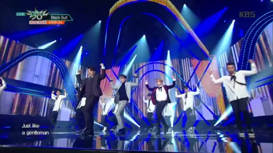 뮤직뱅크 Music Bank - Black Suit - 슈퍼주니어 (Black Suit - Super Junior).20171110