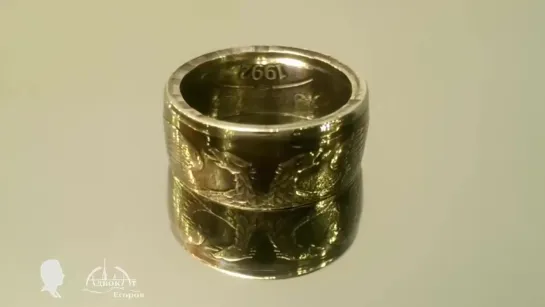 Кольцо из монеты с орлом DIY Ring out of Coin