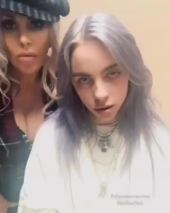 Billie in set of the yssmiac vertical video