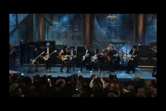 Jeff Beck, Jimmy Page, Ron Wood, Joe Perry, Flea and Metallica - Train Kept A-Rollin' (04.04.2008)