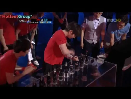 [120909] ShinHwa Vs. 2PM - MBC 승부의신 GOD OF VICTORY  Part2 [Русс.саб]