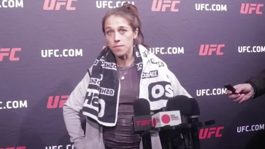 ufc 231: joanna jedrzejczyk open workout media scrum