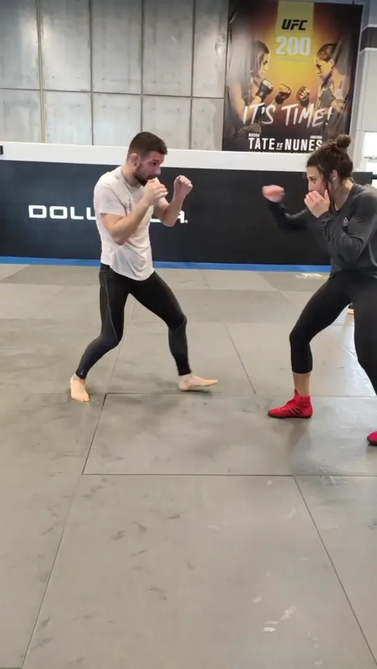 joanna jedrzejczyk - drilling with mateusz gamrot /10.02.2020/