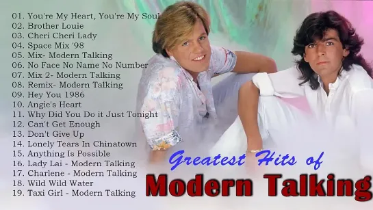 Modern Talking Greatest Hits  2021- Best of Modern Talking