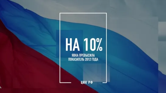 На 10% увеличилась явка в сравнении с 2012 годом