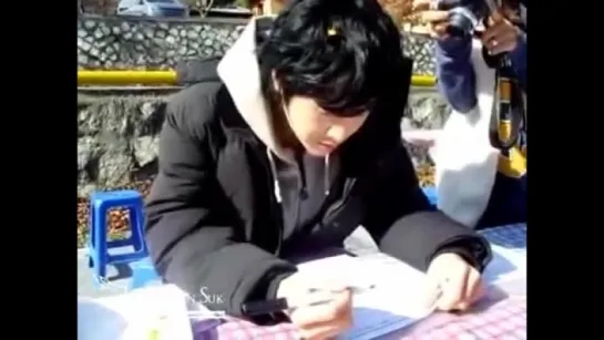 [fancam] 09.11.11 Jang Keunsuks fans supported @ filming location