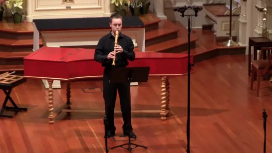 J.S. Bach Partita BWV 1013_ Jan Van Hoecke, recorder; Voices of Music Bach Competition 2012