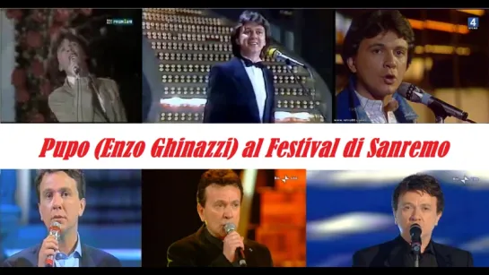 Pupo al Festival di Sanremo ((Пупо) Энцо Гинацци на фестивале в Санремо)