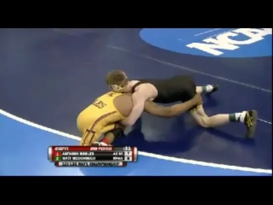 Anthony Robles vs Matt McDonough 125lbs NCAA 2011 Division 1 Wrestling Final