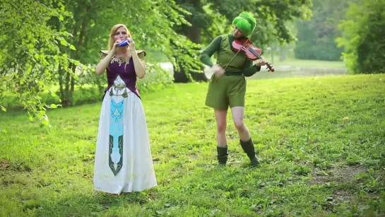 Deku Palace from the Legend of Zelda Majoras Mask on STL Ocarina and Saria Song on Violin