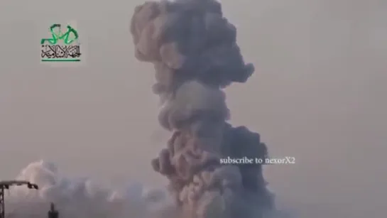 Russia dropping huge bunker busters and FOABS 7.1KT Father Of All Bombs on Islamist rats