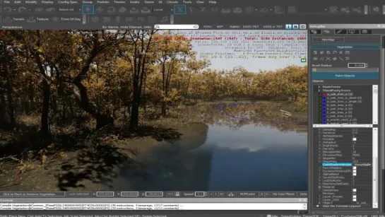 Creating a quick CRYENGINE Scene - Autumn River