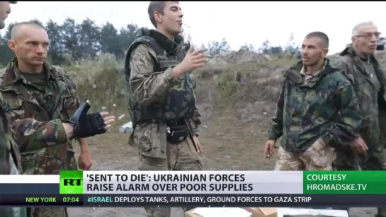 Sent to Die Kievs forces in E.Ukraine raise alarm over poor ammo, rotten food