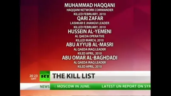 Obamas kill list revealed