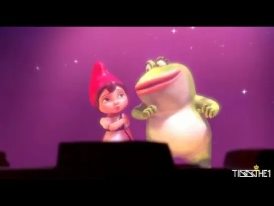 [Clip] T-ara Jiyeon’s  Voice @ Gnomeo & Juliet [2]