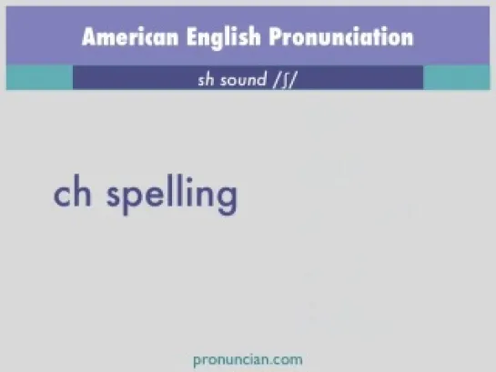 #92 sh sound, pronunciation and beginning spelling patterns