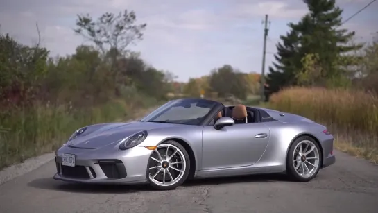 Один из редчайших современных Porsche - 911 Speedster. Straight Pipes