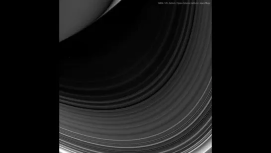 Animation of raw (uncalibrated) images captured by Cassini during its outbound portion of ring dive on May 3 (via Jason Major)