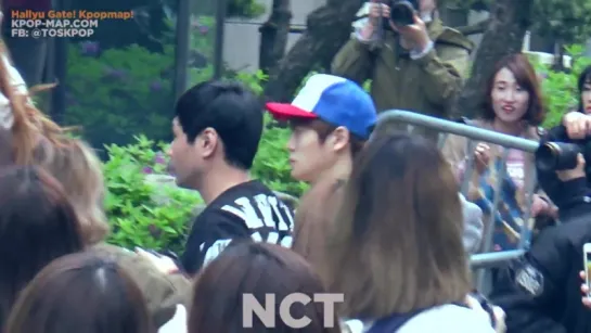 160422 NCTU arriving at Music Bank